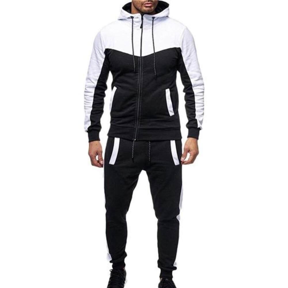 Track Suits for Men Set Full Zip Sweatsuit Outdoor Jogging Men Tracksuits